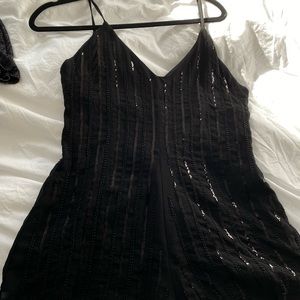 TOBI Romper Black with sequins